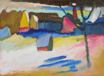 Murnau - Paesaggio con albero spoglio