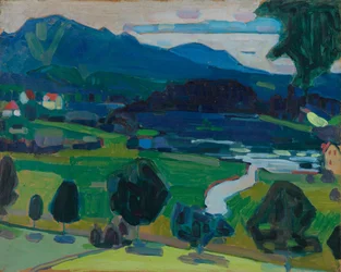 Murnau – Vista sul lago Staffelsee