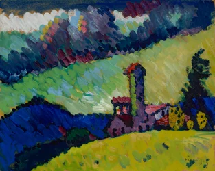Murnau – Studio per "Paesaggio con torre"