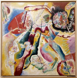 Dipinto con macchia rossa, 1914