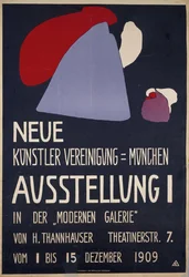 Poster per la 1ª Esposizione della Neue Künstlervereinigung München, 1909