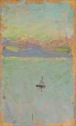 Barca a vela sul mare