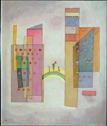 Il ponte (olio su cartone)