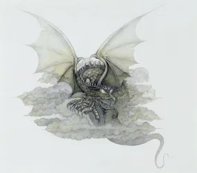 Un drago simile a una nuvola