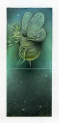 Queen Bee, 2003 (tecnica mista su tavola)