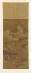 Palazzi sulla Riva di un Lago, dinastia Ming o Qing