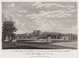 Una vista del Palazzo di St James e dell