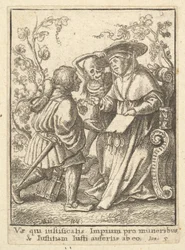 Cardinale, dalla Danza della Morte, 1651