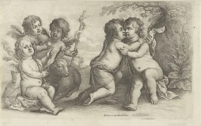 Cristo, Giovanni e tre cherubini (Paedopaegnion)