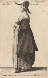 Moglie di un Cittadino o Artigiano Londinese, 1643