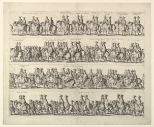 Processione di Incoronazione di Carlo II attraverso Londra