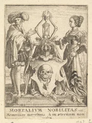 Stemma della Morte, dalla Danza della Morte, 1651