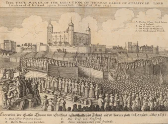 Esecuzione di Thomas Wentworth, 1641