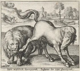 Favola del leone e del cavallo