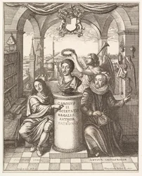 Frontespizio di The History of the Royal Society of London di Thomas Spratt, pub. 1702