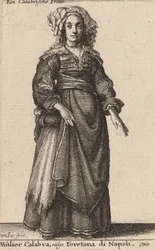 Donna calabrese, volgarmente, Foretana di Napoli