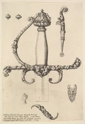 Impugnatura di spada ornamentale, 1642