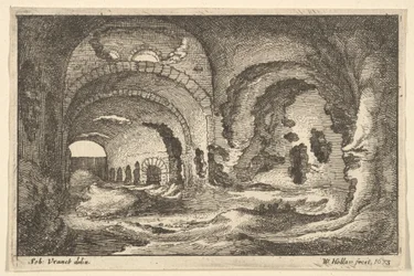 Resti romani a Tivoli, 1673