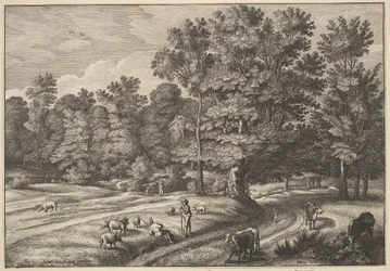 Pastori in una Foresta