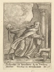Il monaco, dalla Danza della Morte, 1651