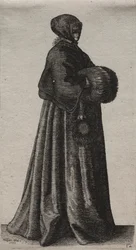 I vari abiti delle donne inglesi, dalla nobiltà alle contadine..., 1639