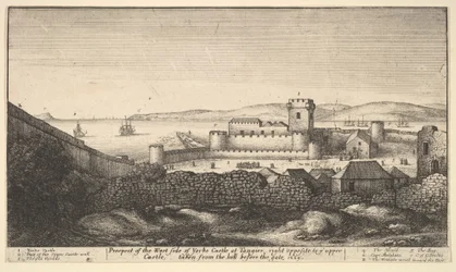 Il lato ovest del castello di Yorke