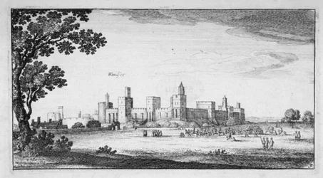 Veduta del Castello di Windsor, Berkshire, 1644