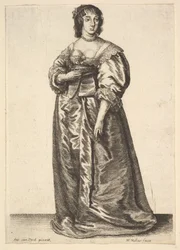 Signora a figura intera, dopo Anthony van Dyck
