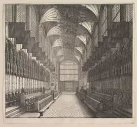 Castello di Windsor, Cappella di San Giorgio, Coro, 1663