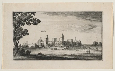 Castello di Windsor da sud-est, 1644