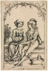 Gli Amanti dopo il Maestro del Housebook, c. 1490