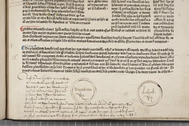 Fol 54 recto, (dettaglio), Fasciculus Temporum