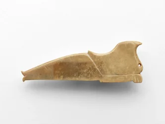 Pendente a forma di uccello, c.1050-c.950 a.C. (giada)