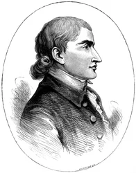 John Jay, statista americano, da una stampa pubblicata nel 1783