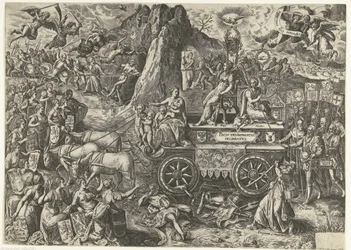 Il carro trionfale della pace, 1577