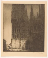 Facciata della Cattedrale di Nostra Signora a Rouen