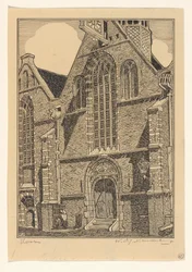 Facciata occidentale della Noorderkerk a Hoorn