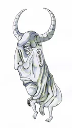 Creatura fantastica con le corna