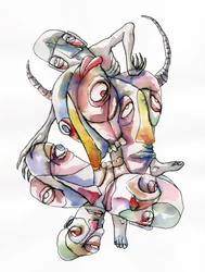 Volti intrecciati e surreali