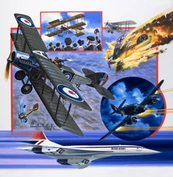 La strada che portava al Concorde (gouache su carta)