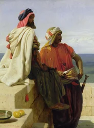 Saraceni davanti alla loro posizione