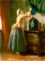 Una domestica, XIX secolo