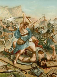 Davide uccide Golia