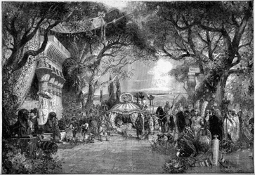 Rappresentazione di un balletto: "Pigmalione" di J. Troubetzkoy. Opera di Vienna