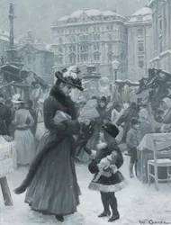 La fiera di Natale Am Hof, 1901