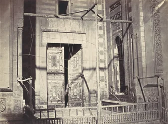 Porte de la Mosque, Sultan Hassan. Partie Inférieure, ca. 1860