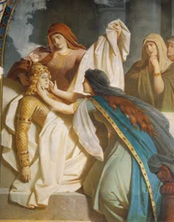 La morte di Sigurd, dalla Saga di Sigurd, Sala Inferiore, c.1882-83