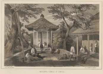 Tempio dei marinai a Simoda, 1855