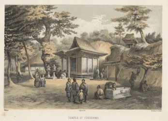 Tempio a Yokohama, 1855