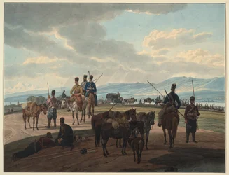 Cosacchi russi in marcia